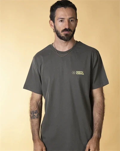 Elsk - Earth Karma Brushed T-Shirt - Granite Green
